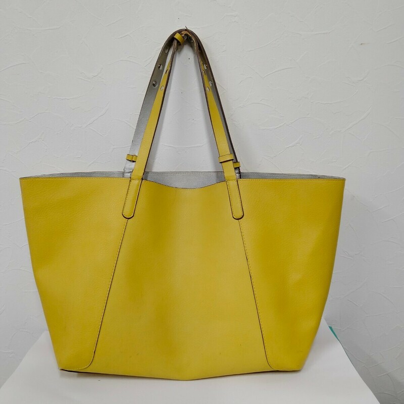 ZARA　BASIC　トートバッグ　イエロー