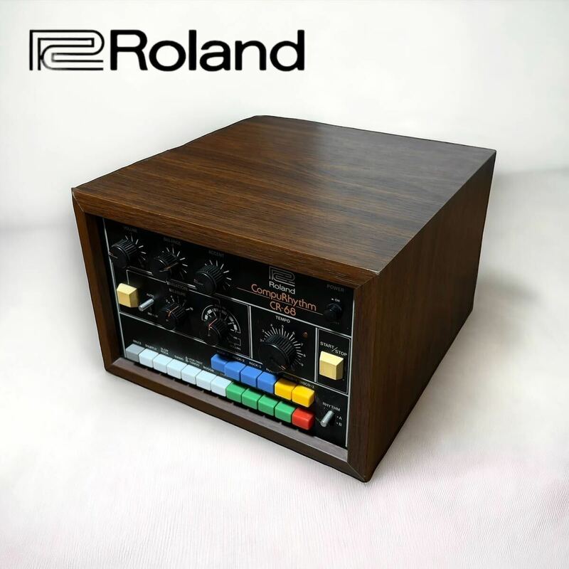 希少 ヴィンテージ Roland ローランド CR-68 リズムマシン Computer Rhythm 音出し確認済み