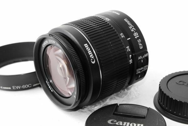 ★極上美品★ キヤノン CANON EF-S 18-55mm F3.5-5.6 IS II ★EW-60Cレンズフード付き★ #J06058-063