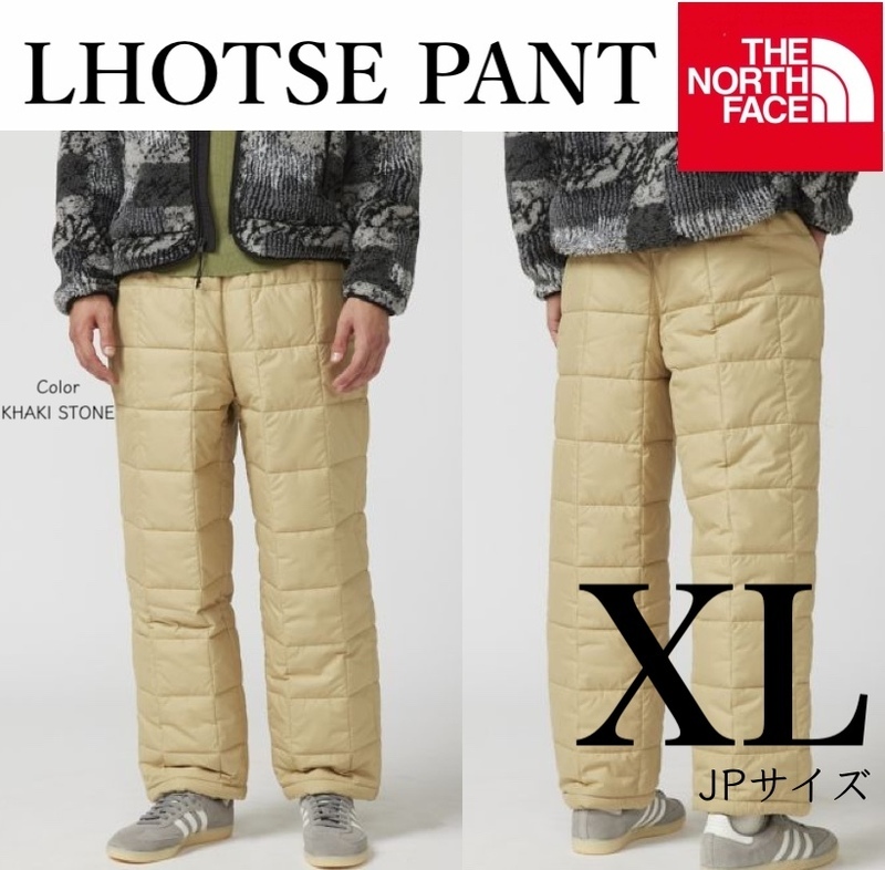 ◆モデル出品◆新品 XLサイズ ノースフェイス サーモボール ロングパンツ(600フィルダウン同等) LHOTSE PANTS 中綿ダウンパンツ キャンプ