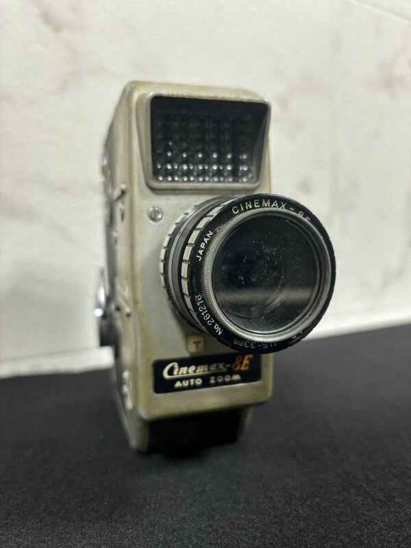 【ジャンク品】Cinemax-8E シネマックス ８E 8mm フィルム カメラ AUTO ZOOM F 1.8 11.5-33m a625 JAPAN 撮影 記録