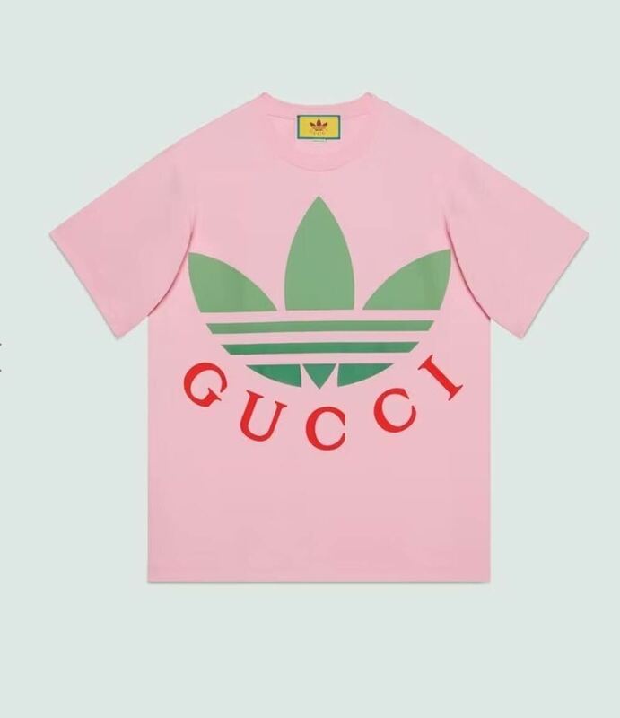 新品未使用！GUCCI adidas コットン Tシャツ