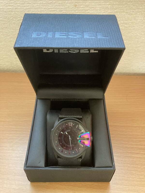 腕時計 DIESEL ディーゼル DZ-1347 10BAR 本革レザーベルト