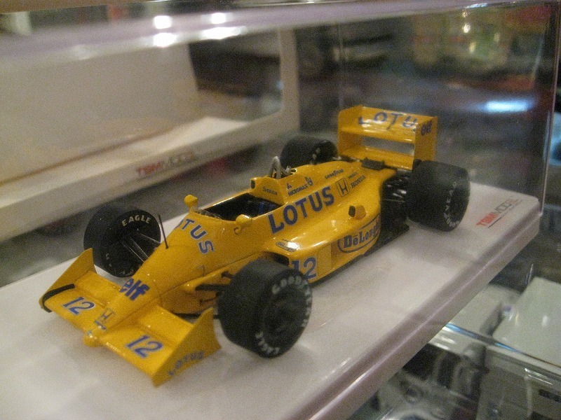 ok蔵出し☆TSM製1/43ロータス99T #12 1987 ブリテイッシュGP 3rd Team Lotus Honda アイルトンセナ☆キャメルデカール付属