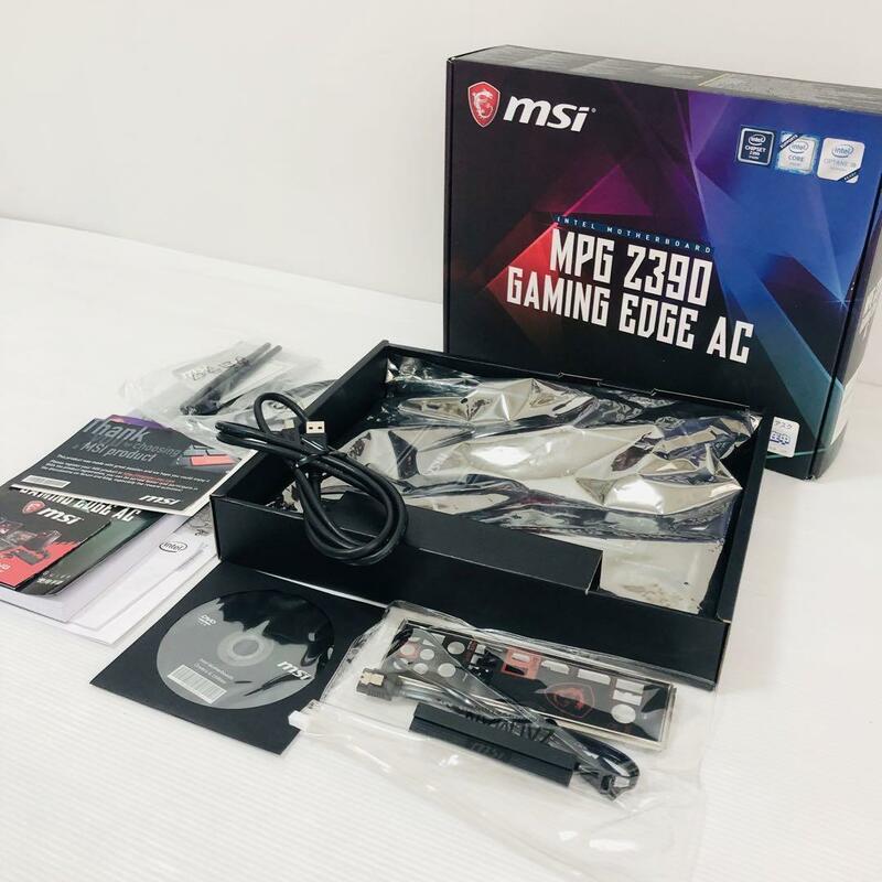 MSI MPG Z390 Gaming Edge AC ゲーミングマザーボード Intel第8世代、第9世代対応 対応ソケットLGA1151