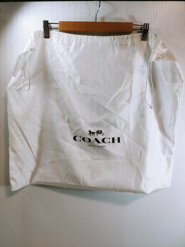 良品 COACH コーチ バッグ用 保存袋 ホワイト