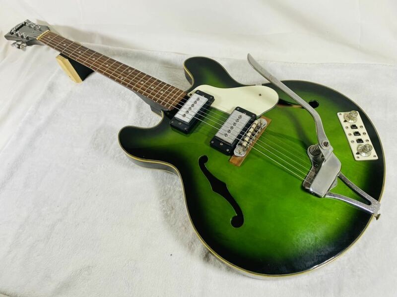 Honey ハニー エレキギター 型式不明　フルアコ　ビザール　ギター　現状品　日本製　ヴィンテージ