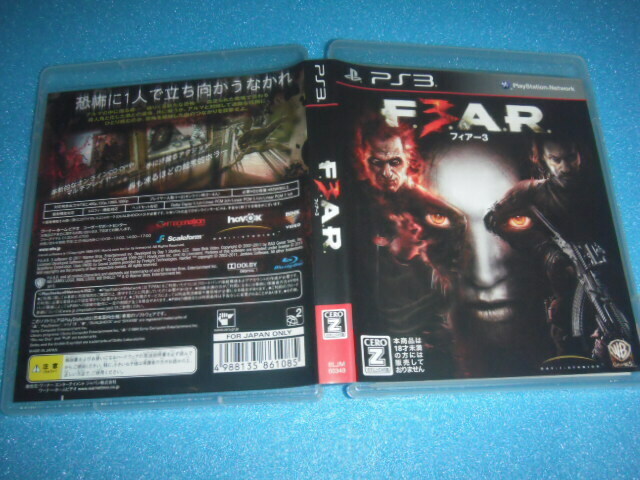 中古 PS3 FEAR3 フィアー3 即決有 送料180円