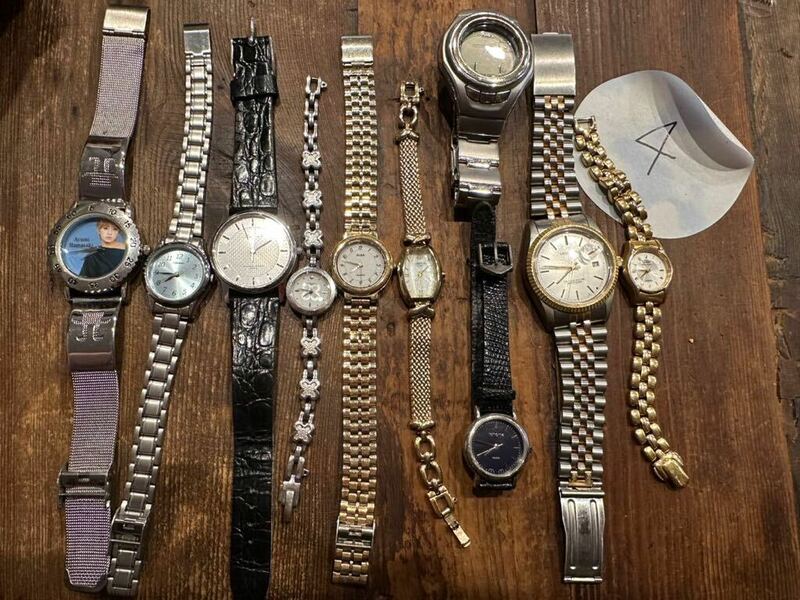 【ブランドメーカー】腕時計 SEIKO CASIO いろいろ10点セット　ジャンク　不動　わけあり ④