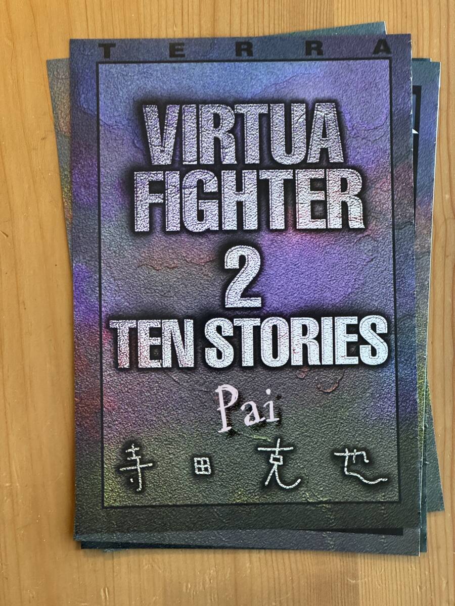寺田克也 バーチャファイター2 Ten Stories：Pai カラー原稿切り抜き