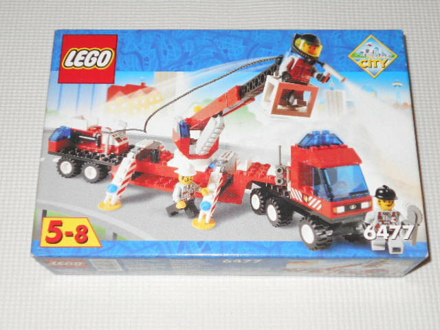LEGO 6477 Fire Fighters' Lift Truck ハイパー消防車 レゴ シティ★新品未開封