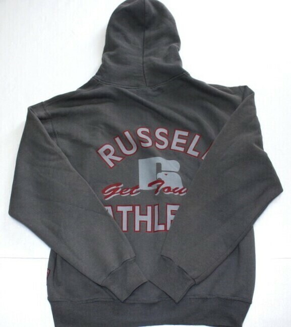 ★RUSSELL ATHLETIC★ラッセルヘンリーーネックパーカーMADE IN USA MサイズヴィンテージUSED!!!