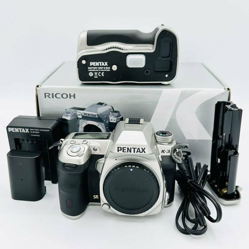 【3899ショット　美品】PENTAX デジタル一眼レフカメラ K-3 プレミアムシルバーエディション ペンタックス
