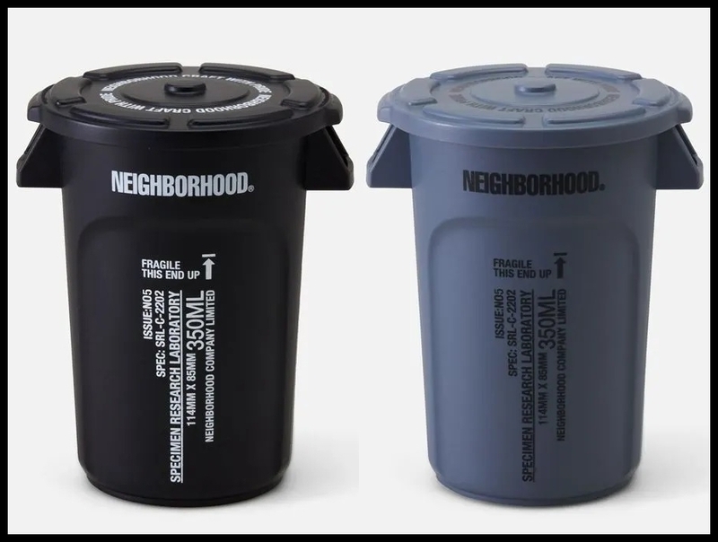 即決　新品未使用　ミニゴミ箱　NEIGHBORHOOD SRL 2個セット　THOR / P-ROUND CONTAINER MINI ネイバーフッド neighborhood 222dlthn-ac05