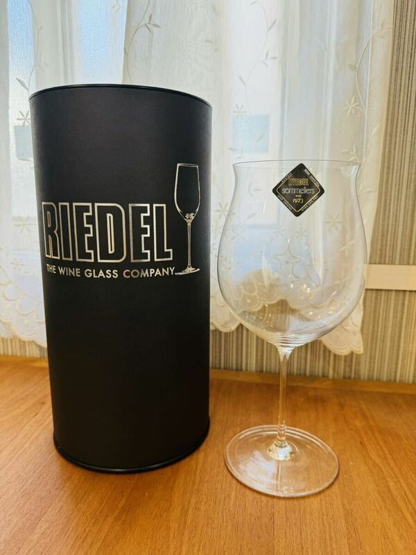 【未使用】RIEDEL リーデル sommeliers Burgundy Grand Cru ソムリエ ブルゴーニュ グラン・クリュ ワイングラス クリスタルガラス 1客