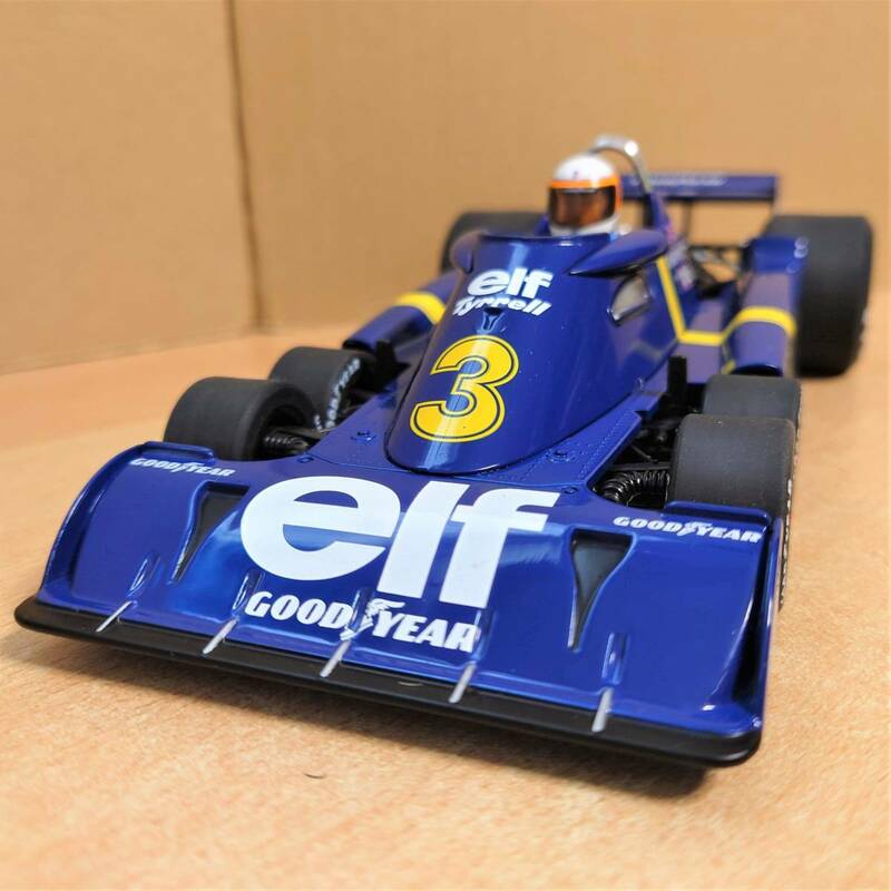 1/18 ティレルP34 F1 #3 ジョディ・シェクター スウェーデンGP 1976 優勝 Tyrrell MCG製ダイキャスト製ミニカー