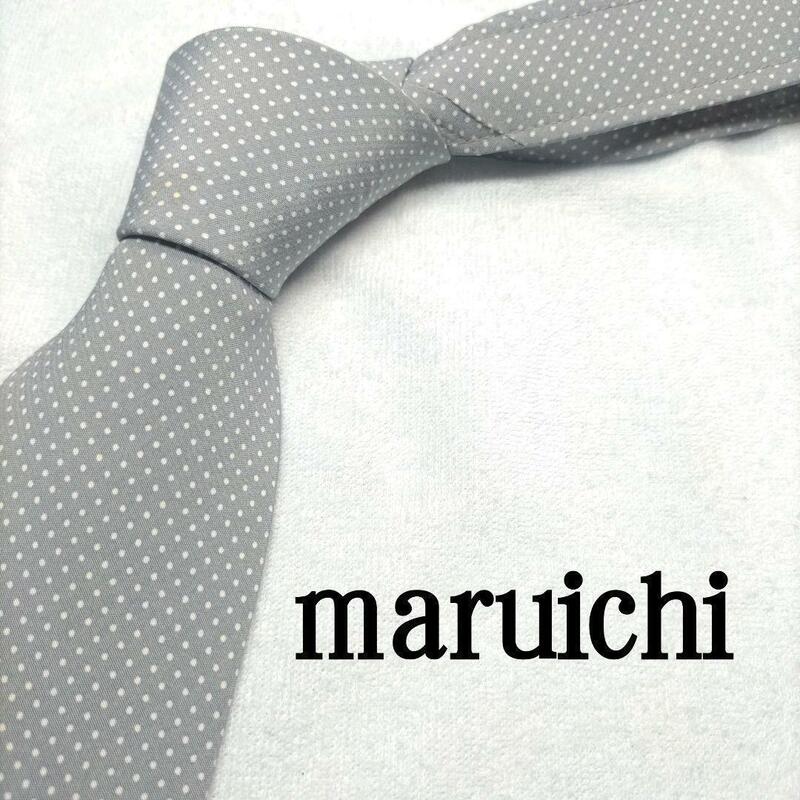 maruichi ライトグレー ドット 日本製 ポリエステル 中古 美品