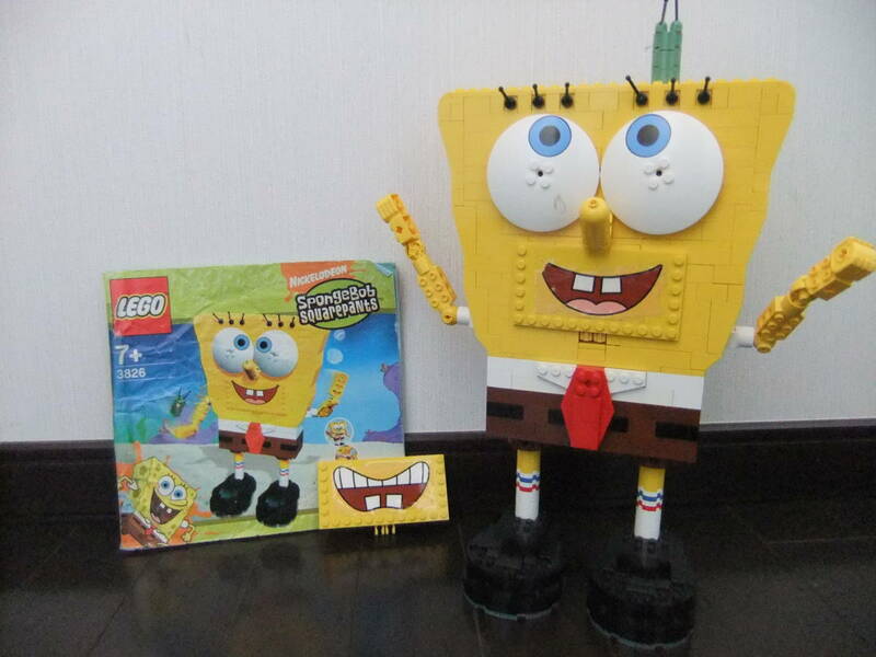 LEGO レゴ スポンジボブ SpongeBob 3826 Build-A-Bob ビルド・ア・ボブ 中古