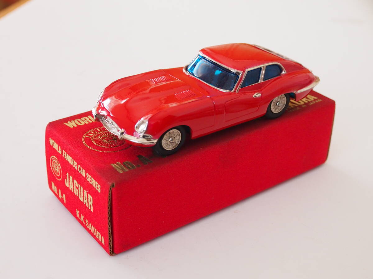 K.K.SAKURA WORLDS FAMOUS CAR SERIES No.A-4 JAGUAR アンチモニー製　日本製