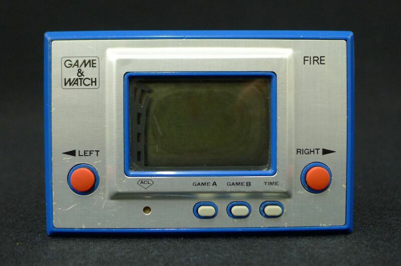 O1564 【動作良好】【任天堂 GAME&WATCH FIRE（ファイア）】/60