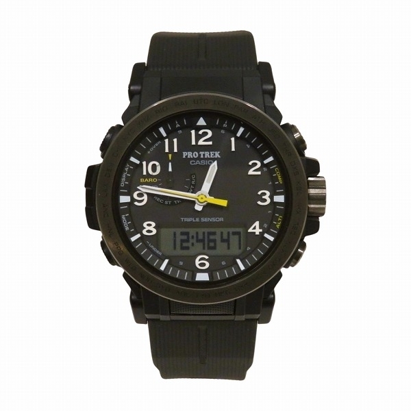 カシオ プロトレック クライマーライン PRW-51Y-1JF クォーツ ソーラー式 時計 腕時計 メンズ 美品☆0329