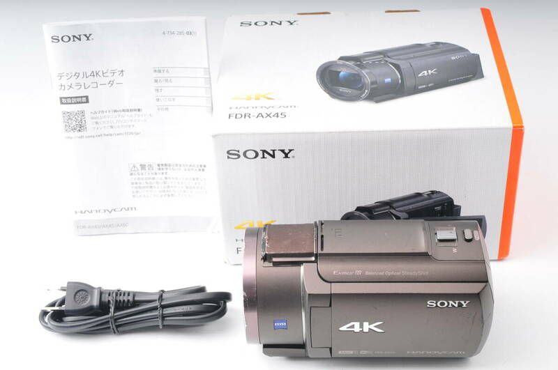 ★元箱付き★ SONY FDR-AX45 デジタル4Kビデオカメラレコーダー #201.380