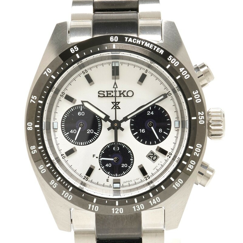 【半年間保証】SEIKO セイコー プロスペックス SBDL101（V192-0AF0） SS ホワイト文字盤×ブラック×シルバー ソーラー 腕時計 メンズ