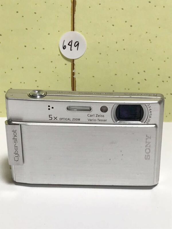 SONY DSC-T100 コンパクトデジタルカメラ Super SteadyShot 5X 8.1 MEGA PIXELS 動作確認済み 日本製品