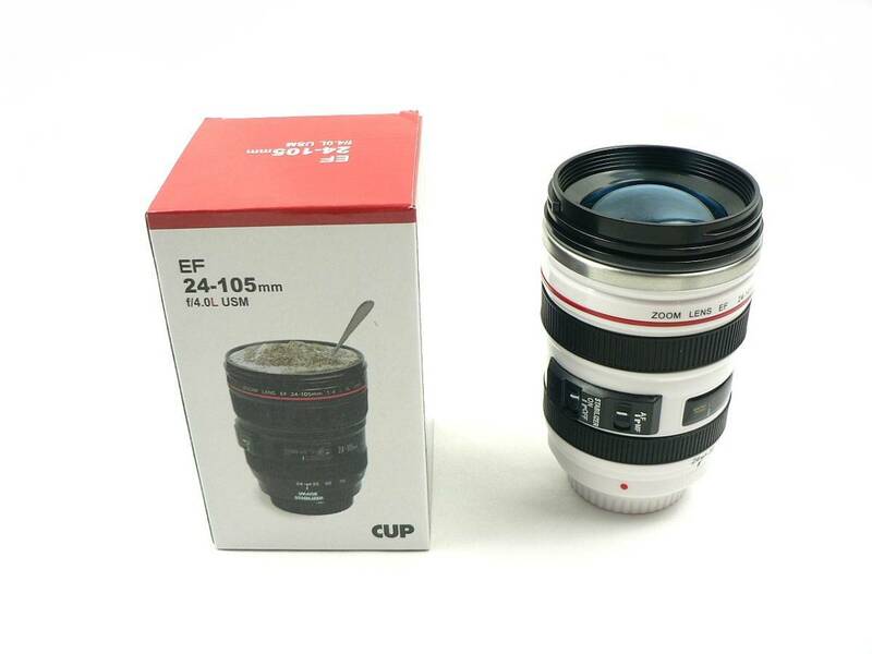 カメラレンズ型 マグカップ ◆新品