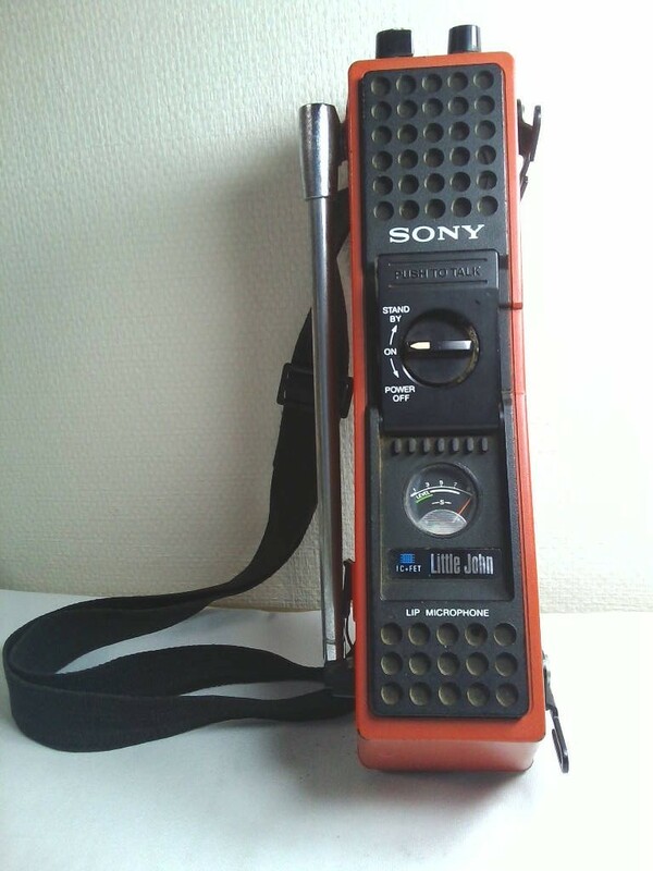 SONY/ソニー　ICB-600　トランシーバー　CB無線機　ハンディ　Little John　LIP MICROPHONE　現状ジャンク