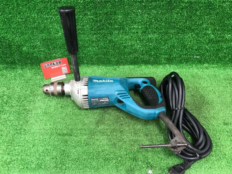 【中古品】makita(マキタ) 13㎜電気ドリル ブレーキ無し(鉄工13㎜ 木工30㎜) 6305 / ITTDHJ00B5HK