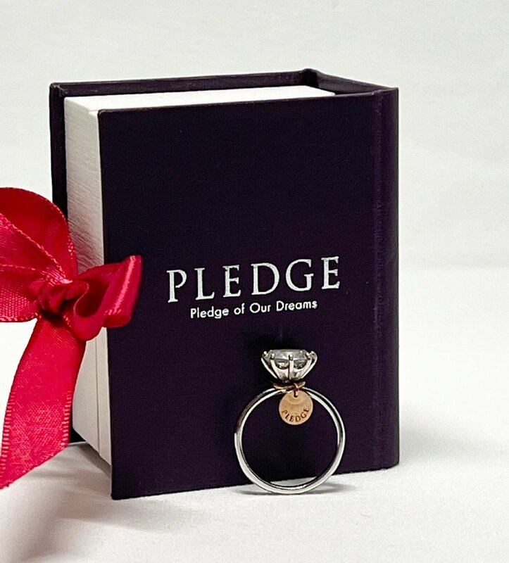 △126△ NIWAKA PLEDGE for WEDDING プロポーズリング 指輪 シルバーリング■リサイクルマート宮崎・鹿児島