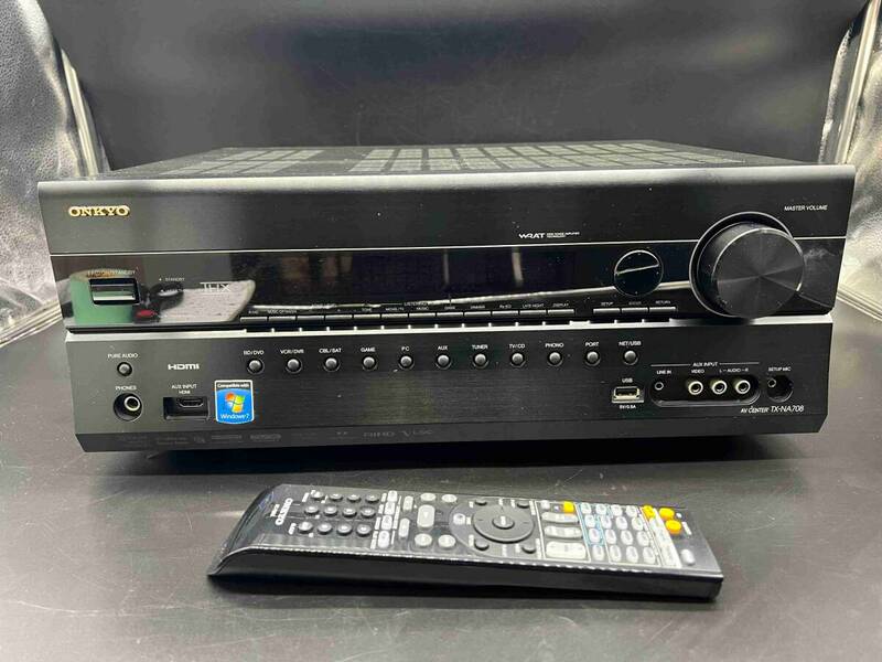 W5193　　ONKYO オンキョー AVアンプ TX-NA708　リモコン付き