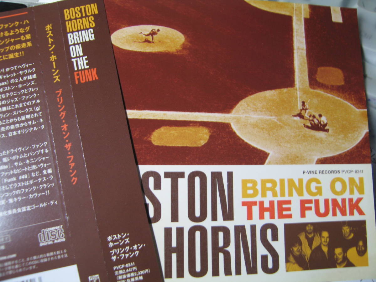 無傷日本盤CD ボストンホーンズ Boston Horns ソウル ファンク ブラス Bring On The Funk タワーオブパワーのファンに/x 
