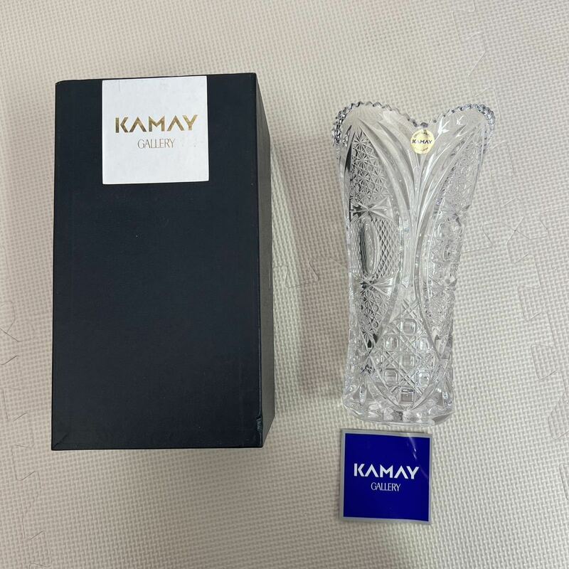 カメイガラス　花瓶 フラワーベース 花器 KAMEY ガラス