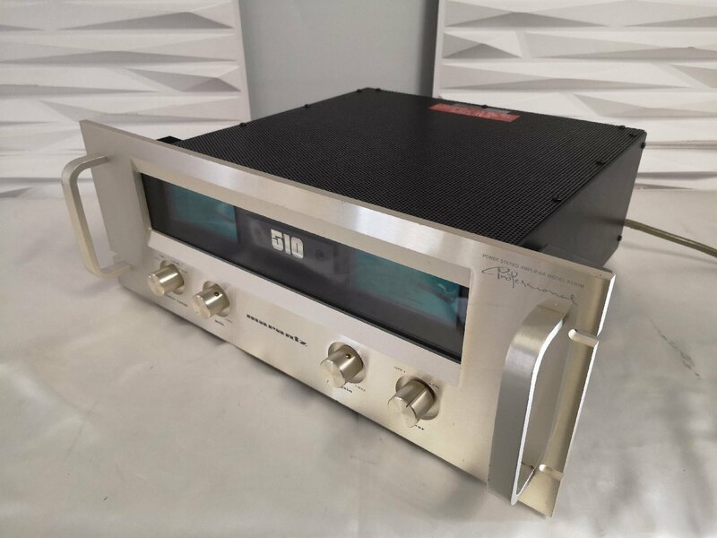 ◆送料半額!!◆ヴィンテージスピーカーに最適◆Marantz Model 510M Made in USA ステレオパワーアンプ マランツ◆整備済◆下取歓迎 m0a5478