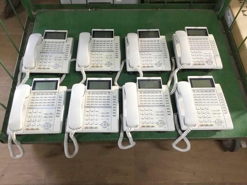 ☆ビジネスフォン　NEC DTZ-32D-2D(WH)TEL 32ボタン標準業務用電話機　まとめて８台☆着払い