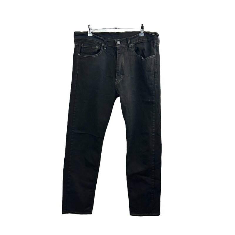 A936■LEVIS リーバイス　505 後染め　ブラックデニム W34 L32■古着