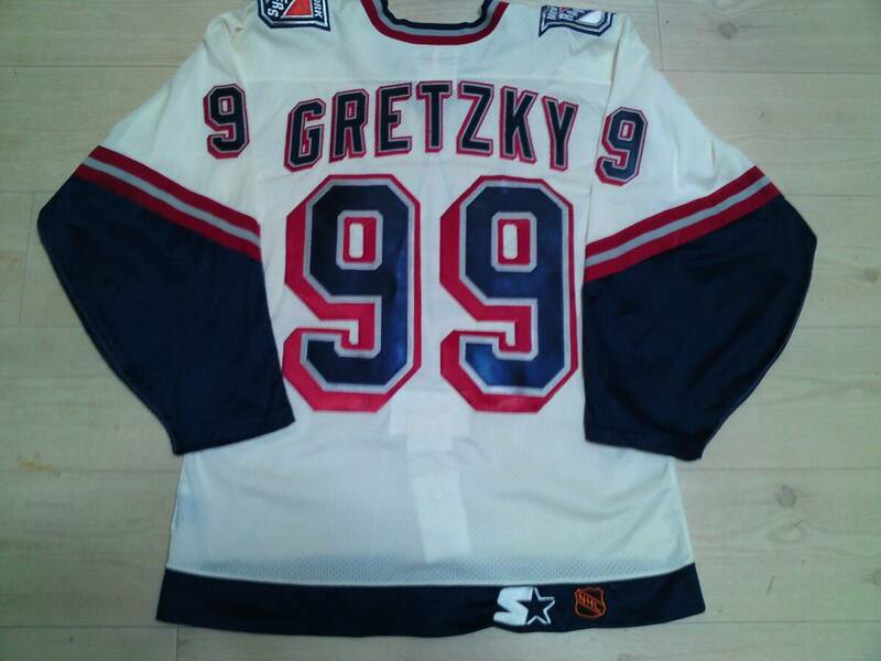 NHL New York Rangers #99 Wayne Gretzky STARTER Authentic 3rd jersey 