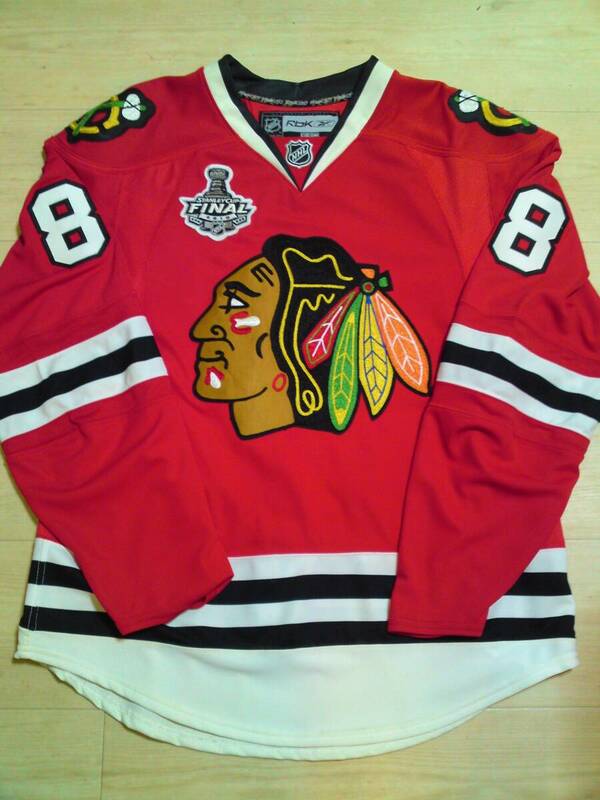 NHL Chicago Blackhawks #88 Patrick Kane REEBOK Authentic jersey with 2010 Stanley cup patch