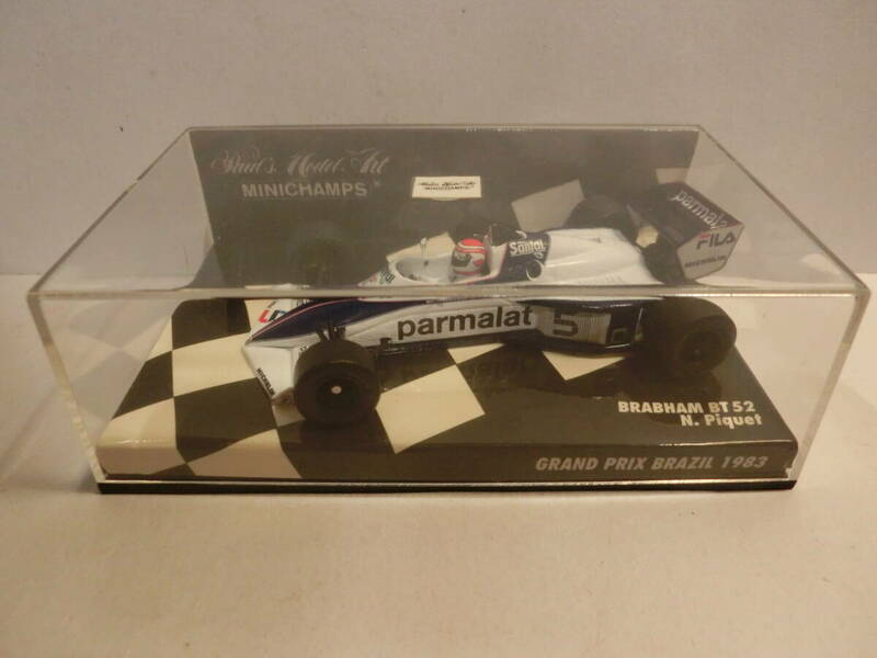 PMA 1/43　ブラバム　BT52　＃5　ネルソン・ピケ　1983　ブラジルGP　＊美品 ＊送料300円～ 　Brabham　N.Piquet