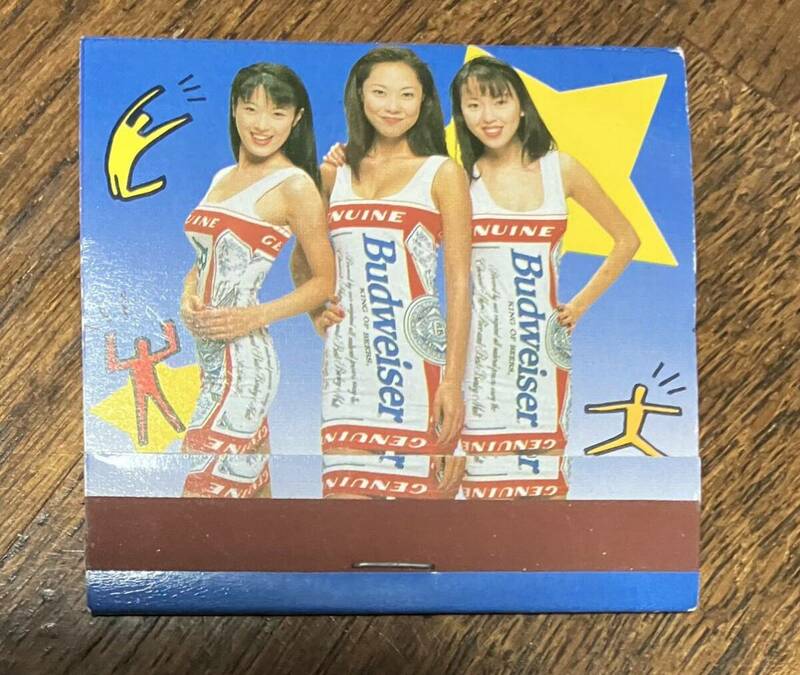 Budweiser Carnival バドガールマッチ箱 バドワイザーカーニバル希少品