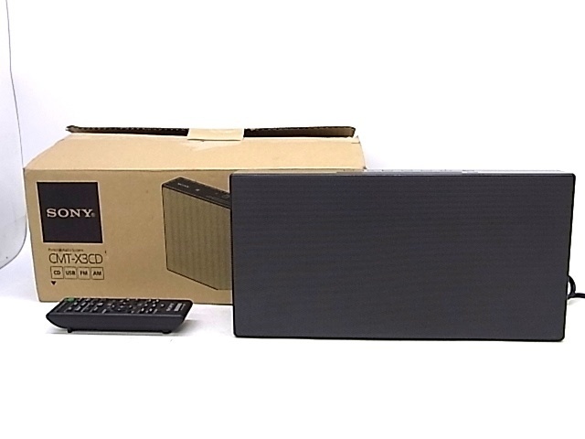 e11285　SONY　CMT-X3CD　Bluetooth　ソニー　マルチコネクトコンポ　リモコン　動作確認済　元箱