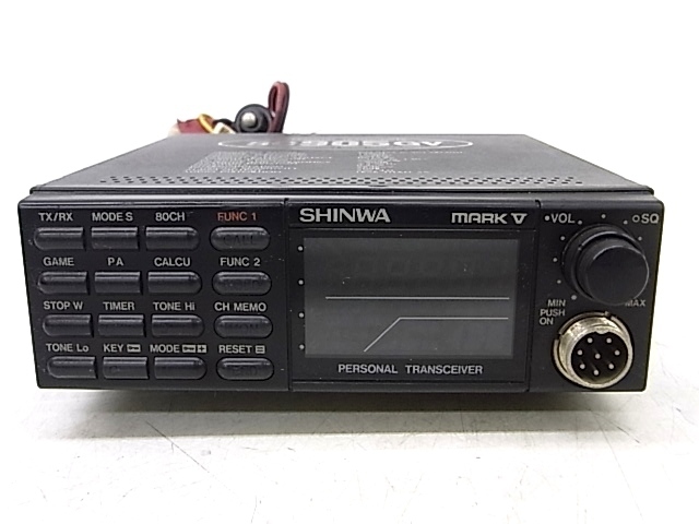 e11290　SHINWA　MARK V　SC905GV2型　パーソナル無線機　動作未確認　ジャンク品　