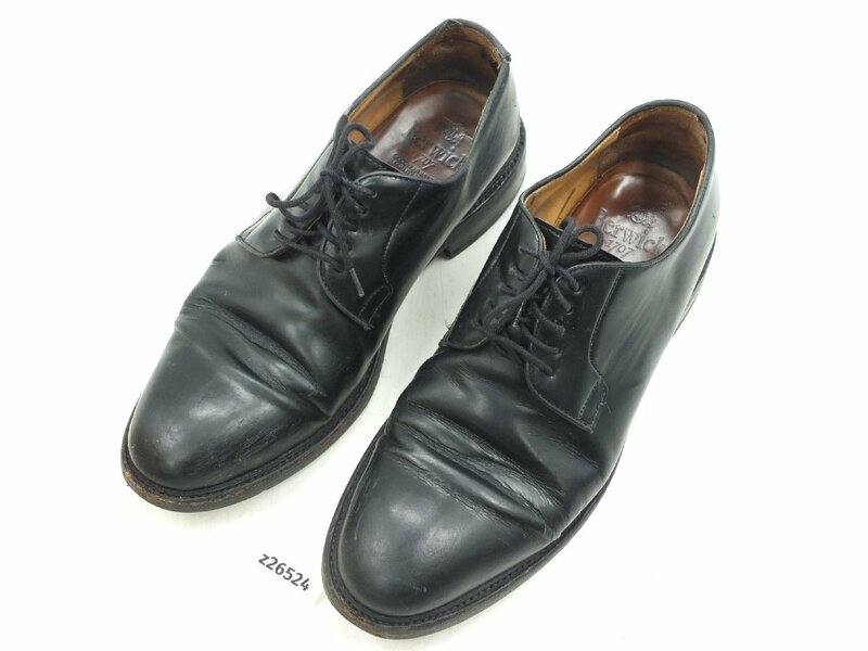 【z26524】Berwick1707 バーウィック ストレートチップ ドレスシューズ 靴 シューズ サイズ約26.5cm 格安スタート