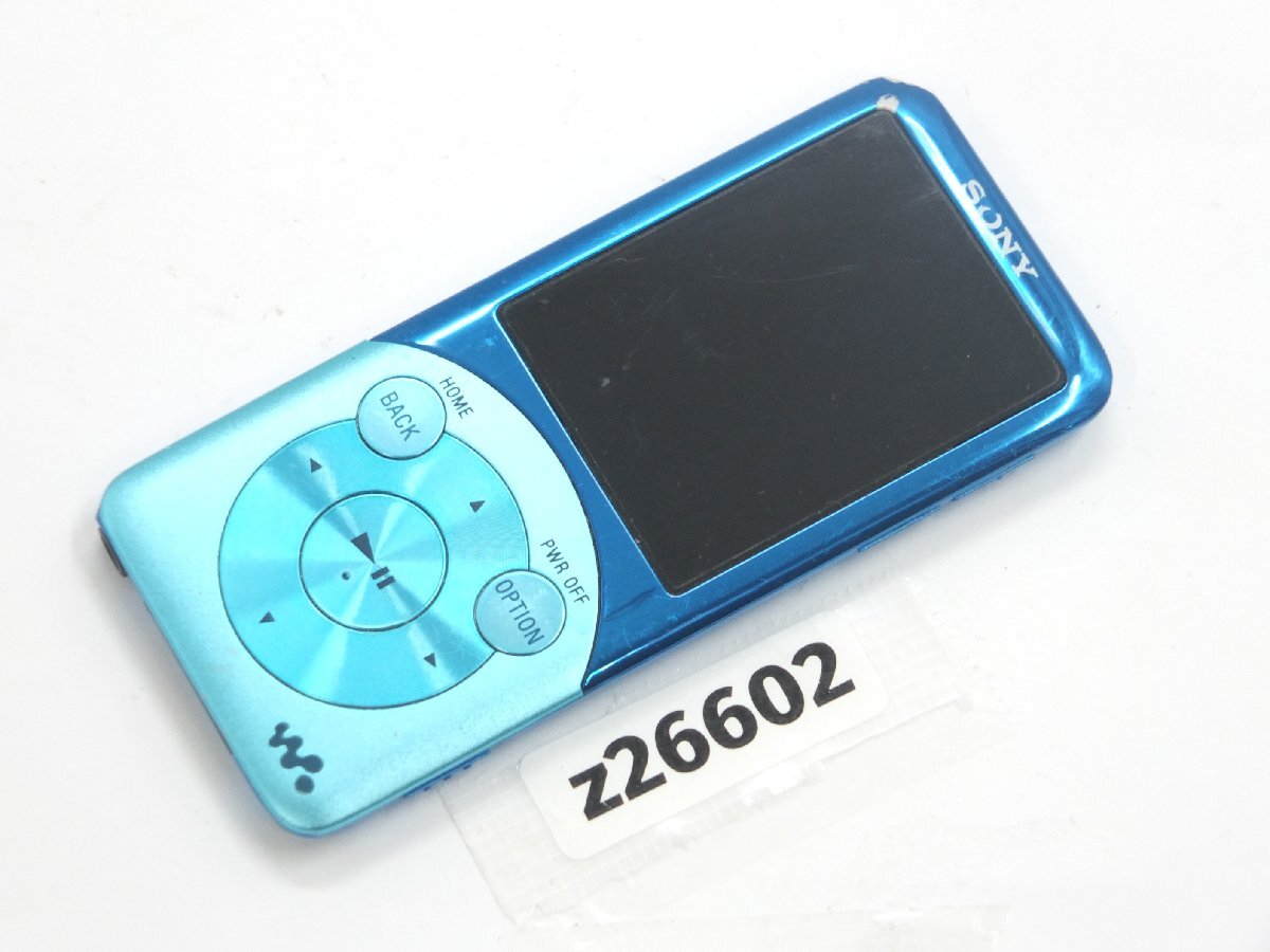 【z26602】*SONY ソニー WALKMAN デジタルウォークマン NW-S754 初期化済み 中古品 動作品 送料300円 格安スタート