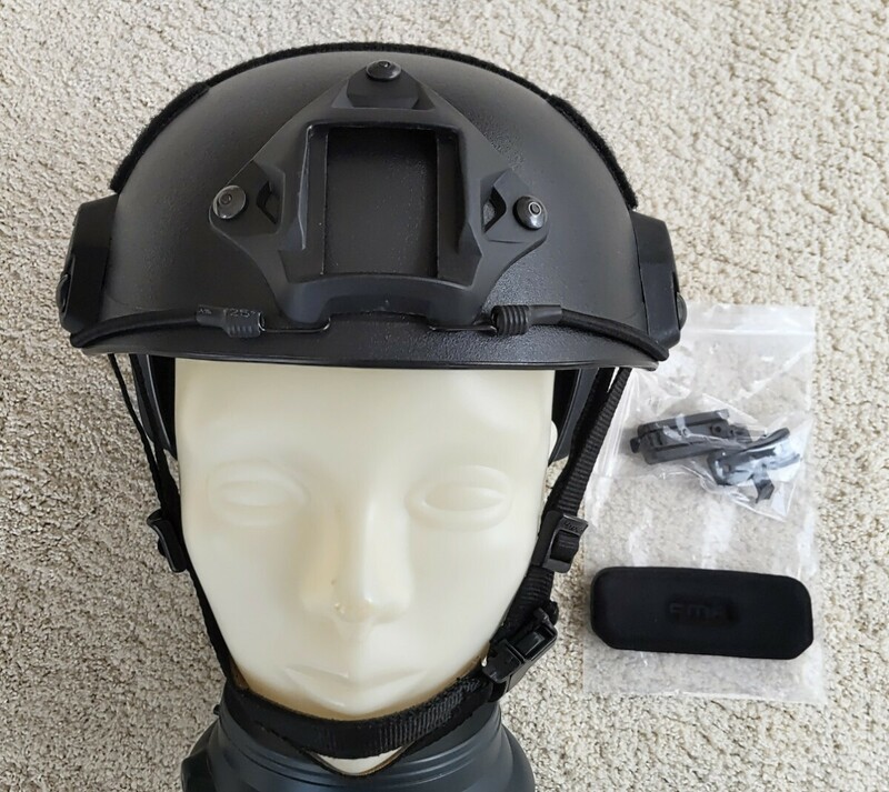 FMA製 Ops-Coreタイプ FAST バリスティック マリタイムヘルメット ブラック リアルレプリカ サイズ:L/XL(59~61cm)