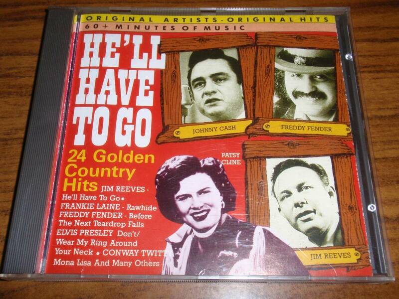 CD★He'll Have To Go★24 Golden Country Hits★カントリーヒット★ジム・リーヴス★フランキー・レイン★フレディ・フェンダー★
