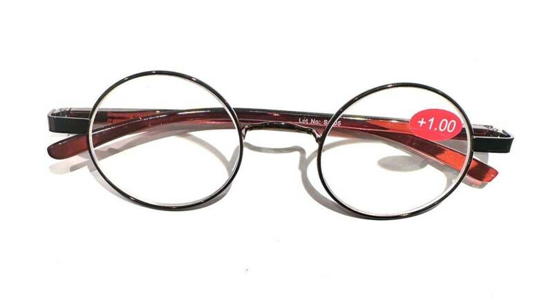 老眼鏡 ＋1.0 丸メガネ　オシャレ　リーディンググラス