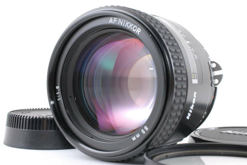 【美品 保障付 動作確認済】 NIKON ニコン AF Nikkor 85mm f/1.8 Auto Focus Portrait Lens 単焦点レンズ #Q6475